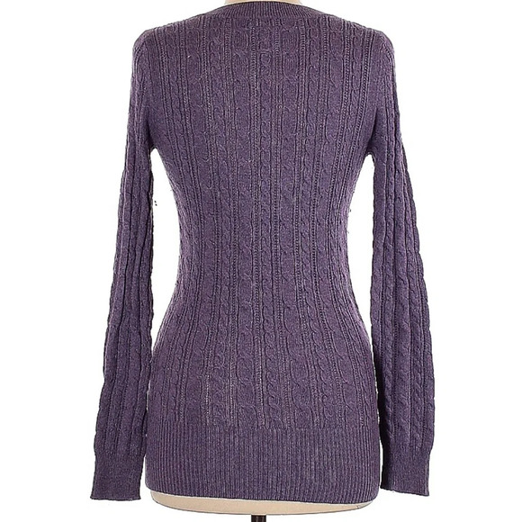 American Eagle Outfitters purple sweater as seen on Elena in The Vampire Diaries - Picture 5 of 6